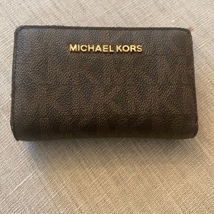 MK monogram wallet